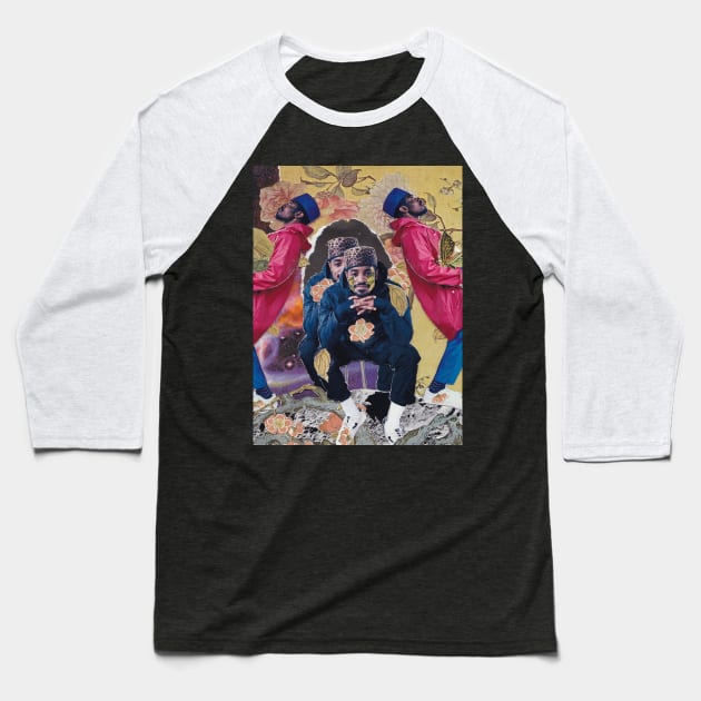 Andre 3000 Baseball T-Shirt by stellarcollages